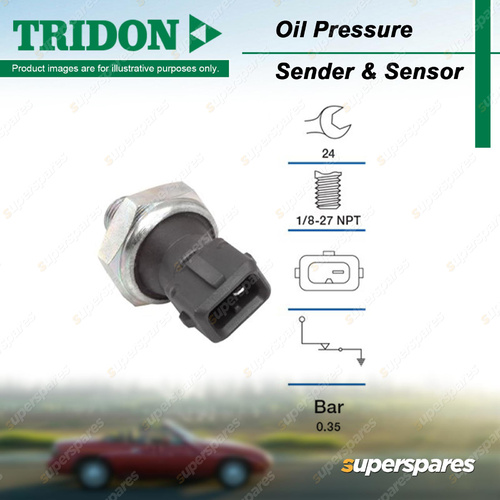 Tridon Oil Pressure Light Switch for MG MGF TF 1.8L VVC 18K4K DOHC 16V