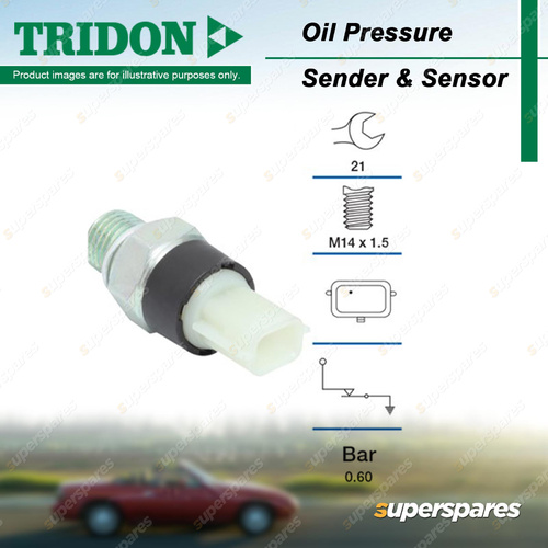 Tridon Oil Pressure Switch for Nissan Pathfinder R51 X-Trail T31 Navara D40