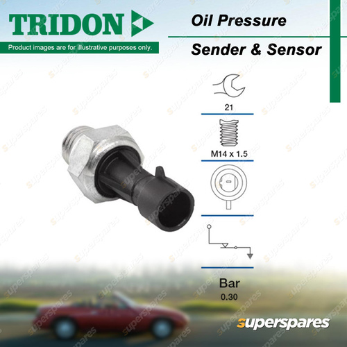 Tridon Oil Pressure Light Switch for Opel Astra Insignia 2.0L DOHC 16V