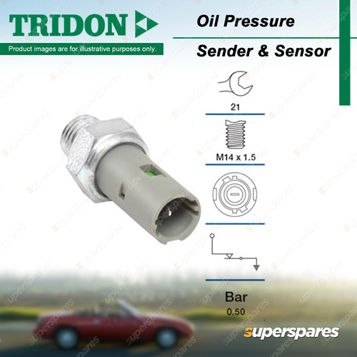 Tridon Oil Pressure Light Switch for Renault Kangoo Master Megane X84 Scenic