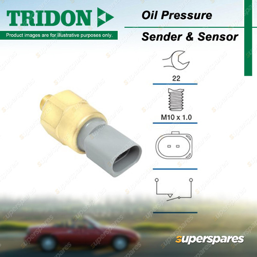 Tridon Oil Pressure Light Switch for Skoda Octavia 1U 1.8L AGU AUQ