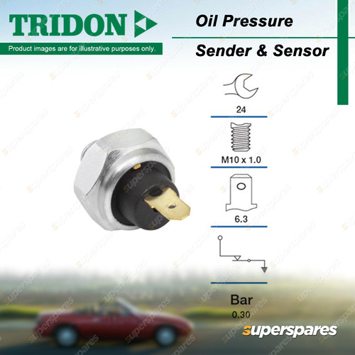 Tridon Oil Pressure Light Switch for Volkswagen 1600 Beetle Golf Kharmann Ghia