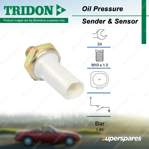 Tridon Oil Pressure Light Switch for Volkswagen Transporter IV 2.0L AAC 8V