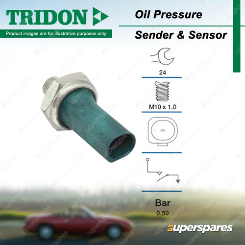 Tridon Oil Pressure Light Switch for Volkswagen Polo 9N 1.6L BCD SOHC 8V