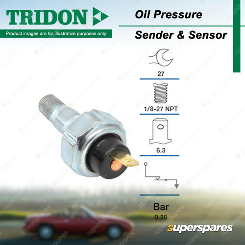 Tridon Oil Pressure Switch for Volvo 122S 140 260 240 Series 164 P1800E P1800S