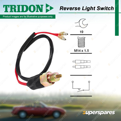 Tridon Reverse Light Switch for Nissan Pulsar N12 1.3L 1.5L E13 E15 SOHC 8V