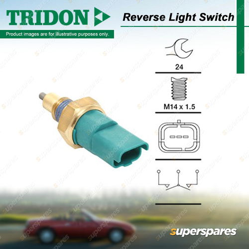 Tridon Reverse Light Switch for Nissan Micra K12 K13 X-Trail T31 1.2L 1.5L 2.0L