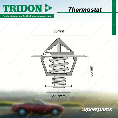 Tridon High Flow Thermostat for Toyota Hiace Hilux TGN16 Prado TRJ150 Yaris