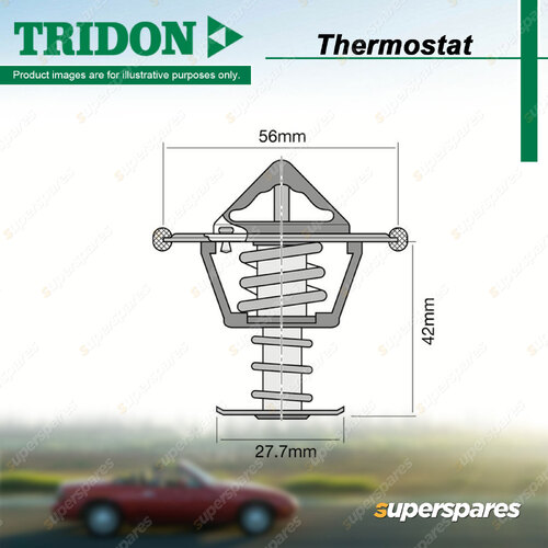 Tridon High Flow Thermostat for Mitsubishi Triton MR 2.4L 4N15 2018-On