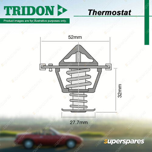 Tridon High Flow Thermostat for Honda Civic FK 1.8L R18A2 2008-2012