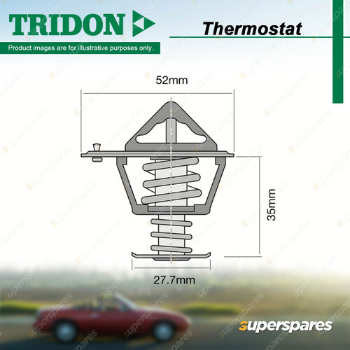 Tridon High Flow Thermostat for Ford Transit VJ VM 2.2L 2.4L 2004-2012