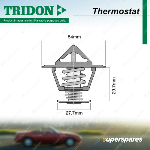 Tridon Thermostat for Holden Camira JB JD 1.6L 1.8L SOHC 1982-1987