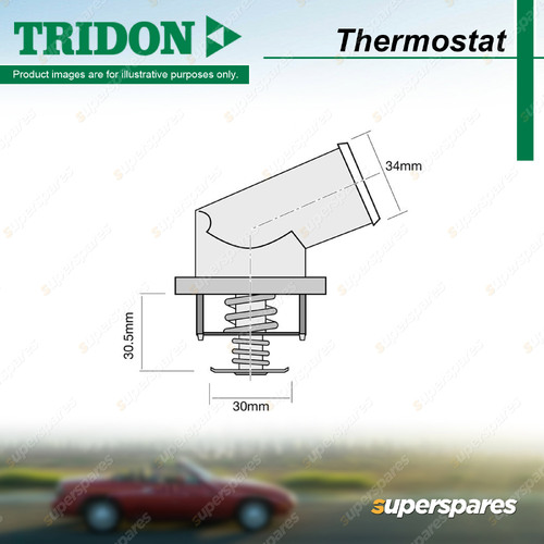 Tridon Thermostat for Holden Barina SB 1.6L C16XE X16XE 1994-1998