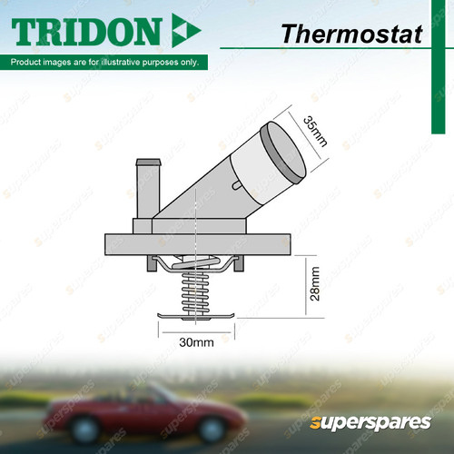 Tridon Thermostat for Holden Epica EP 2.0L 2.5L X20D1 X25D1 2007-2011