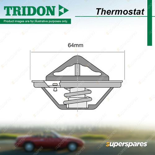 Tridon High Flow Thermostat for Isuzu Bighorn UBS25 3.2L 6VD1 V6 11/1991-02/1998