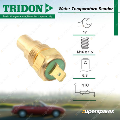 Tridon Water Temperature Sender for Toyota Landcruiser FJ HJ HZJ BJ Lite-Ace MR2