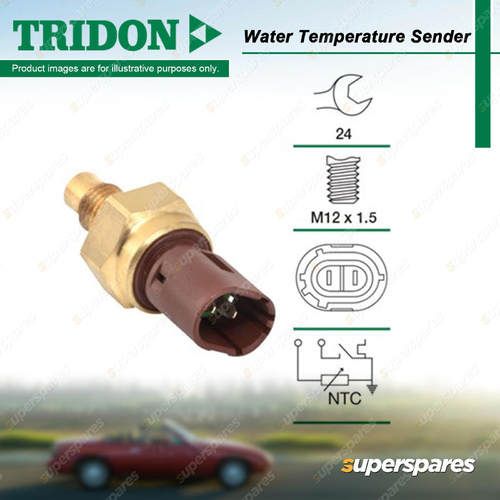 Tridon Water Temperature Gauge Switch with Warning Light for Volvo S40 V40