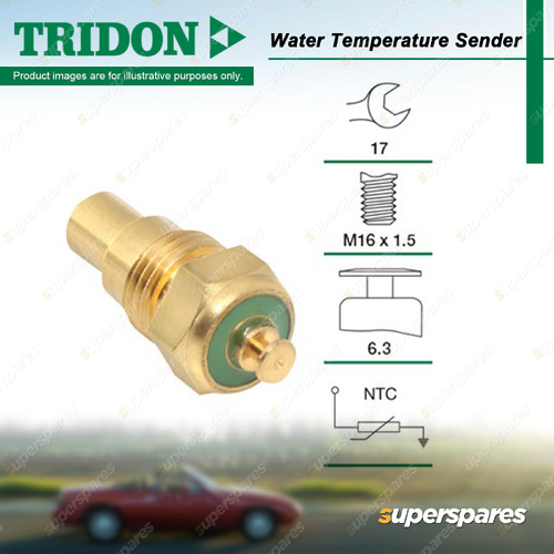 Tridon Water Temperature Gauge Sender for Holden Rodeo KB RA TF Shuttle WFR