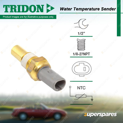 Tridon Water Temperature Gauge Sender for Holden Colorado RC Rodeo RA TF99