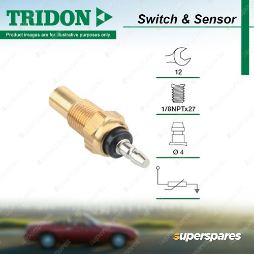 Tridon Water Temperature Gauge Sender for Kia Ceres KW52 CSB112 2.4L SC 96-00