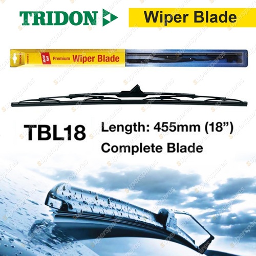 Tridon Driver Side Wiper Blade 18" for Mazda RX 5 Cd23 RX 7 SA T3500 4000 T4600