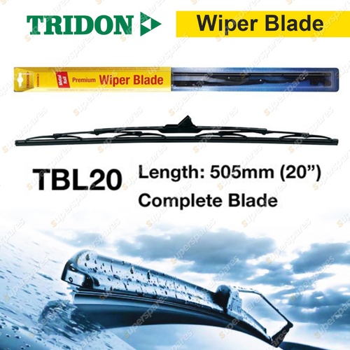 Tridon Driver Side Complete Wiper Blade 20" for Toyota Camry Celica Coaster