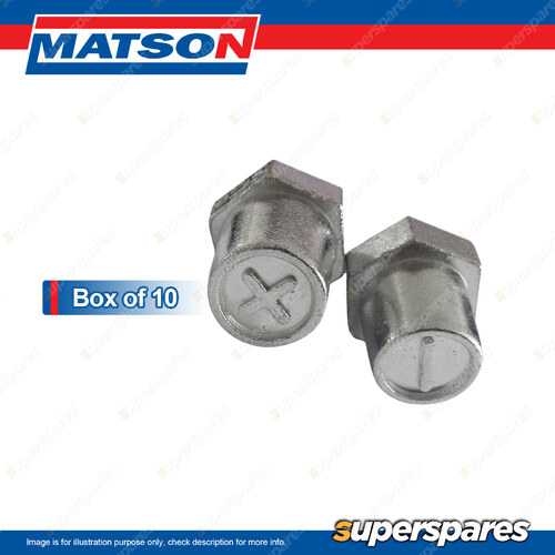 Matson STD battery terminal accessory -Pos Lead SAE 3/8 Bolt type Box of 10