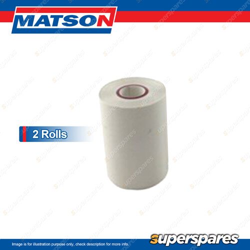 Matson 2 Rolls Of  Thermal Paper Roll - 38mm x 25mm Suits Tester BT301 501 521