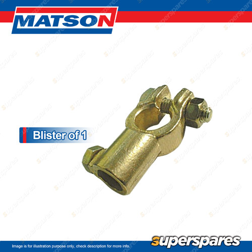 Matson Universal Brass Battery Terminal cable to 2 Gauge 35mm2 - Blister Pack 1