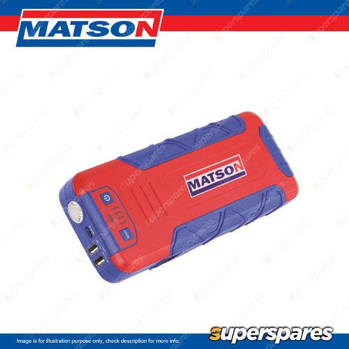 Matson 12V 1300A Lithium Jump Starter - 21000mAh 77.7Wh with Torch Function