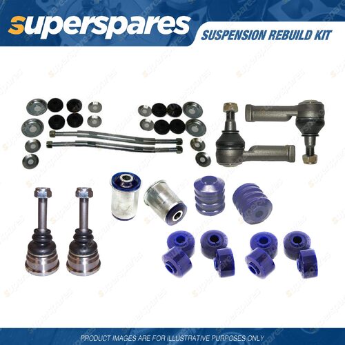 Ball Joint Tie Rod End Sway Bar Link Bush Rebuild Kit for Holden Commodore VN VP