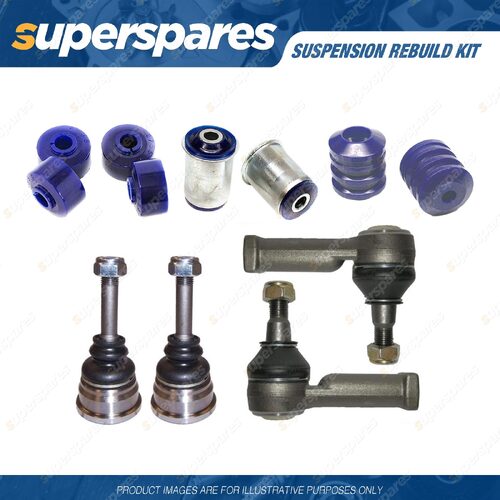 Ball Joint Tie Rod End Bump Stop & Bush Rebuild Kit for Holden Statesman VQ