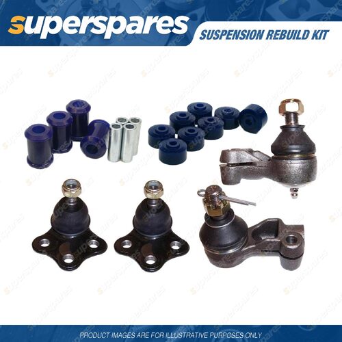 Ball Joint Tie Rod End & Bush Rebuild Kit for Holden Camira JB JD JE 82-89