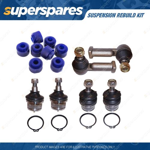 Ball Joint Tie Rod End Sway Bar Link Bush Rebuild Kit for Ford Falcon EA 88-89