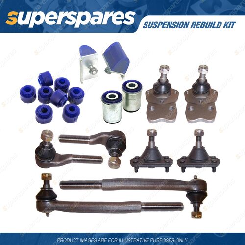 Ball Joint Tie Rod End Bump Stop & Bush Rebuild Kit for Ford Falcon XW XY