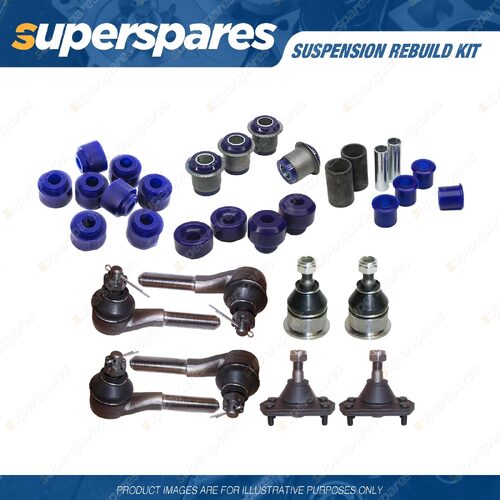 Ball Joint Tie Rod End Strut Bar To Chassis Bush Kit for Ford Falcon XM XP 64-66