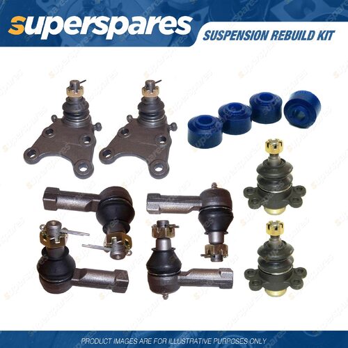 Ball Joint Tie Rod End Sway Bush Rebuild Kit for Holden Rodeo TFR 3.0L 2WD V6