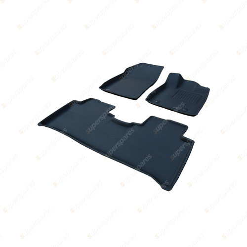 Front + Rear Trufit 3D Rubber Mats Kagu Series for BYD Atto 3 2022-On