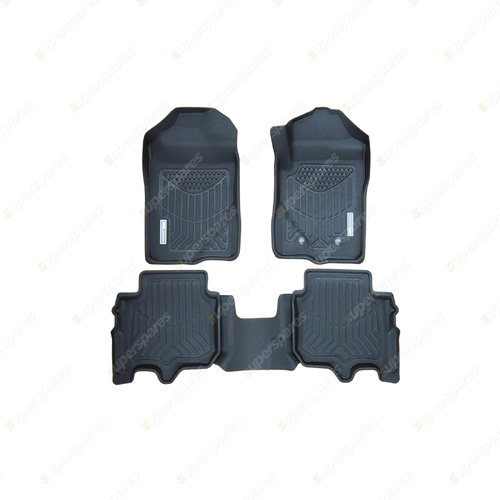 F + R Trufit 3D Rubber Mats Maxtrac Series for Ford Everest 2022-On Next Gen