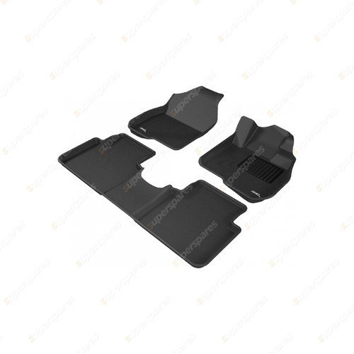 Front + Rear Trufit 3D Rubber Mats Kagu Series for Honda CRV RW 2017-2022