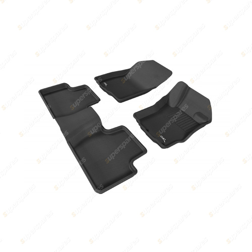 Front + Rear Trufit 3D Rubber Mats Kagu Series for Mitsubishi ASX 2010-On