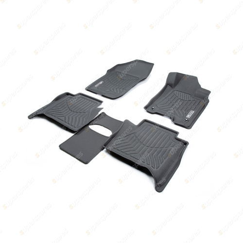 F + R Trufit 3D Rubber Mats Maxtrac for Nissan Navara D23 NP300 Auto 2015-2017