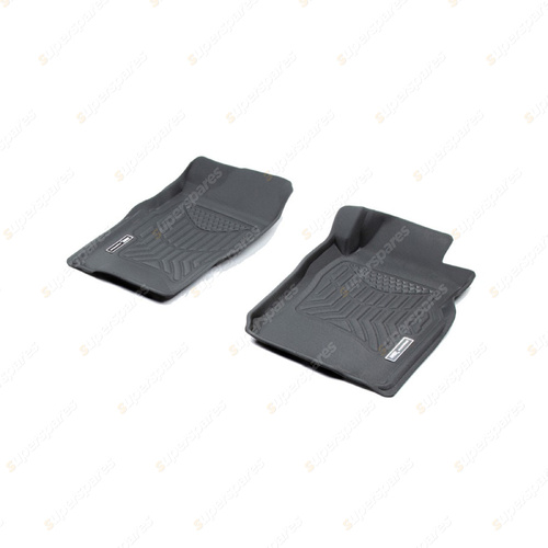 Front Pair Trufit 3D Rubber Mats Maxtrac for Nissan Patrol GU Y61 1998-2015