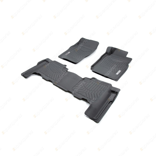 F + R Trufit 3D Rubber Mats Maxtrac for Nissan Patrol GU Y61 Wagon 1998-2015