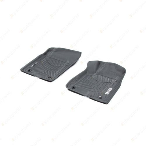 Front Trufit 3D Rubber Mats Maxtrac Series for Nissan Patrol Y62 2013-On