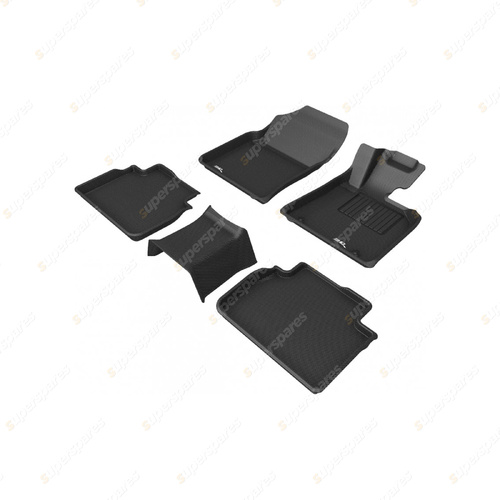 Front + Rear Trufit 3D Rubber Mats Kagu Series for Toyota Camry XV70 2018-On