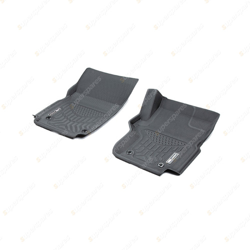 Front Pair Trufit 3D Rubber Mats Maxtrac Series for Volkswagen Amarok 2010-2023