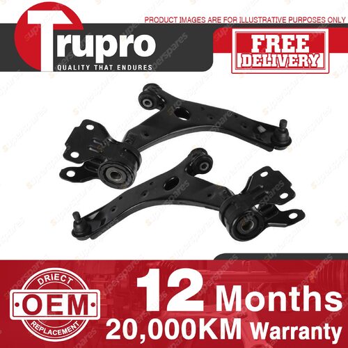 2 x Trupro Front Lower Control Arms for Mazda 3 BL 4 Door Sedan Hatchback 09-14