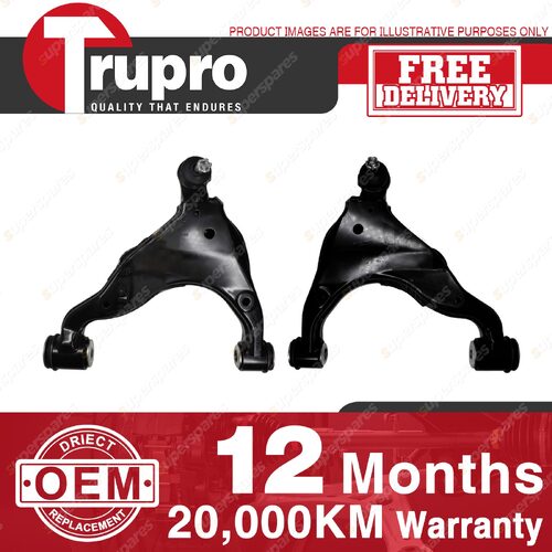 2 x Trupro Front Lower Control Arms for Toyota Land Cruiser GDJ GRJ KDJ TRJ 150