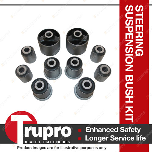 Trupro Rear Control Arm Upper Lower Lateral Link Bush Kit For Pajero NM NP